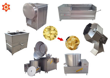 Βιομηχανικό μικρής κλίμακας τσιπ πατατών που κατασκευάζει τη μηχανή με την εξουσιοδότηση 1 έτους