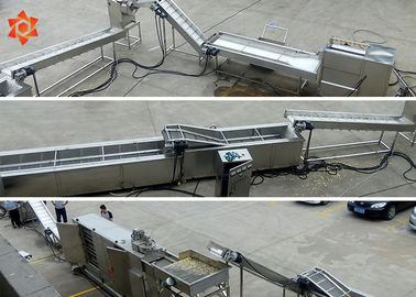 15000w αυτόματη τροφίμων γραμμή παραγωγής τηγανιτών πατατών επεξεργασίας παγωμένη μηχανές